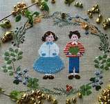 Click/tap for more details of Storie Di Fiori E Piccoli Amori (Stories of Flowers and Childhood Sweethearts) (cross stitch) by Lilli Violette