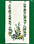 Click for more details of Strawberries Table Runner (cross stitch) by Eva Rosenstand