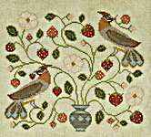 Click for more details of Strawberry Bird (cross stitch) by The Blue Flower