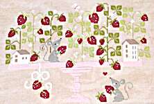 Click/tap for more details of Strawberry Forest (cross stitch) by Madame Chantilly