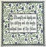 Click/tap for more details of Strength and Dignity (cross stitch) by My Big Toe
