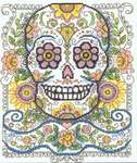 Click for more details of Sugar Skull (cross stitch) by Imaginating
