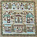 Click/tap for more details of Sugarplum Village (cross stitch) by Shannon Christine