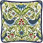 Summer Bluebirds Cushion Front