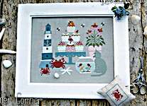 Click/tap for more details of Summer Corner (cross stitch) by Madame Chantilly