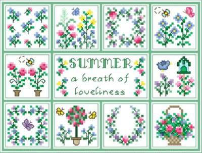 Click for more details of Summer (cross stitch) by Designs by Cathy