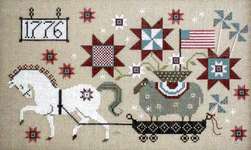 Click/tap for more details of Summer Delivery (cross stitch) by Plum Street Samplers