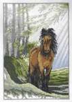 Summer - Horse in sunlit glade