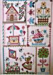 Click/tap for more details of Summer in Quilts (cross stitch) by Cuore e Batticuore