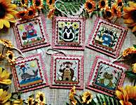 Click/tap for more details of Summer Littles (cross stitch) by Waxing Moon Designs