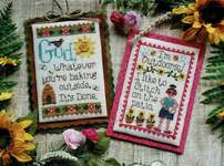 Click for more details of Summer Musings (cross stitch) by Waxing Moon Designs