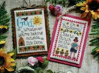 Click/tap for more details of Summer Musings (cross stitch) by Waxing Moon Designs