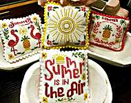 Click/tap for more details of Summer Of Smalls - Tropical Summer (cross stitch) by Anabella's