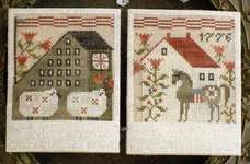 Click for more details of Summer Saltboxes (cross stitch) by Plum Street Samplers