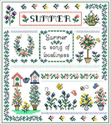 Click for more details of Summer Song (cross stitch) by Designs by Cathy