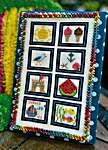 Click/tap for more details of Summer Stamp (cross stitch) by Pickle Barrel Designs