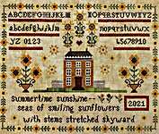 Click for more details of Summertime Sunshine Sampler (cross stitch) by Stitchy Prose