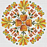 Click/tap for more details of Sun in a Pot (cross stitch) by Artmishka