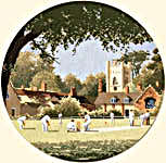 Click/tap for more details of Sunday Cricket (cross stitch) by John Clayton