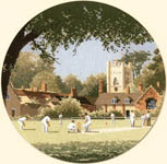 Click for more details of Sunday Cricket (cross stitch) by John Clayton