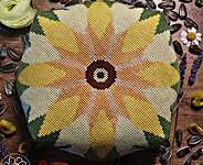 Sunflower Biscornu