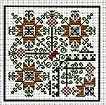 Click/tap for more details of Sunflower Corner (cross stitch) by Happiness is Heart Made