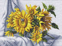 Click for more details of Sunflowers (cross stitch) by Luca - S