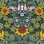 Sunflowers in the Style of William Morris