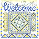 Click/tap for more details of Sunny Welcome (cross stitch) by Imaginating