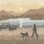 Click for more details of Sunset Stroll (cross stitch) by Phil Smith