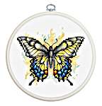 Click for more details of Swallowtail Butterfly (cross stitch) by Luca - S