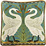 Click for more details of Swan, Rush and Iris Tapestry (tapestry) by Bothy Threads