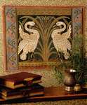 Click for more details of Swans Wall Hanging (tapestry) by Glorafilia