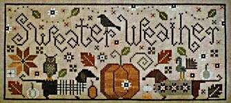 Click for more details of Sweater Weather (cross stitch) by Plum Street Samplers