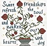 Click/tap for more details of Sweet Friendships (cross stitch) by The Proper Stitcher