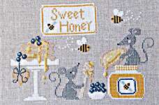 Click/tap for more details of Sweet Honey (cross stitch) by Madame Chantilly