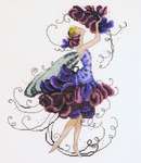 Click/tap for more details of Sweet Pea (cross stitch) by Nora Corbett