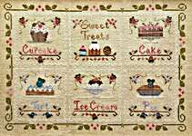 Click for more details of Sweet Treats (cross stitch) by Country Cottage Needleworks