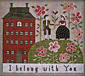 Click/tap for more details of Sweetheart Hill (cross stitch) by Plum Street Samplers