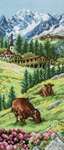 Click for more details of Swiss Alpine Landscape (cross stitch) by Anchor