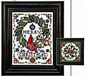 Click/tap for more details of Tangled Tidings - Merry Christmas (cross stitch) by Tellin Emblem