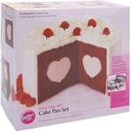 Click for more details of Tasty-Fill Heart Cake Pan Set (baking) by Wilton