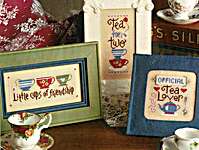 Click for more details of Tea Crazy (cross stitch) by Lizzie Kate