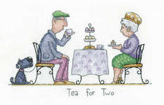 Click for more details of Tea for Two (cross stitch) by Peter Underhill