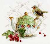 Click for more details of Tea Guest (cross stitch) by Alisa