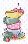 Click/tap for more details of Tea Time (cross stitch) by Janlynn