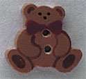 Click for more details of Teddy Bear Button (beads and treasures) by Mill Hill