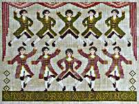 Click for more details of Ten Lords a Leaping (cross stitch) by Cottage Garden Samplings