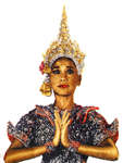 Click for more details of Thai Lady Medium (cross stitch) by Thea Gouverneur