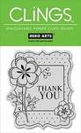 Click for more details of Thank You Unmounted Cling Rubber Stamp (stamps) by Hero Arts
